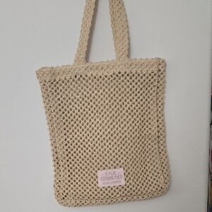 Kylie Cosmetics Tan Crochet Tote